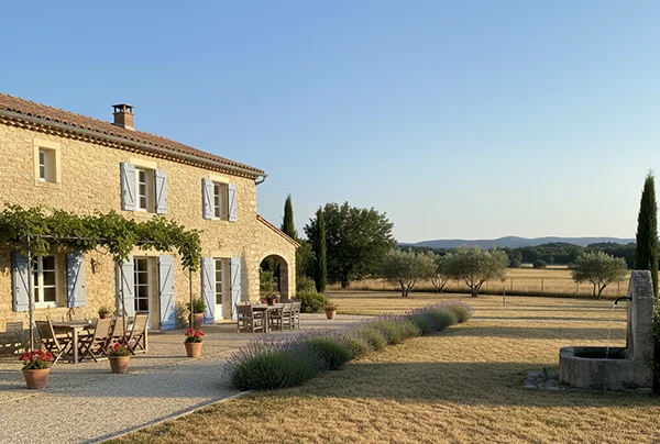 magnifique mas provencal situé à La Garde dans le var terrain plat
